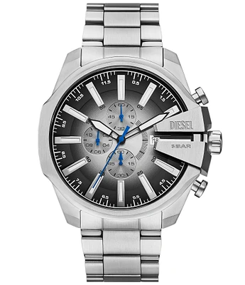 Diesel Men's Mega Chief Slim Quartz Chronograph Stainless Steel Bracelet Watch