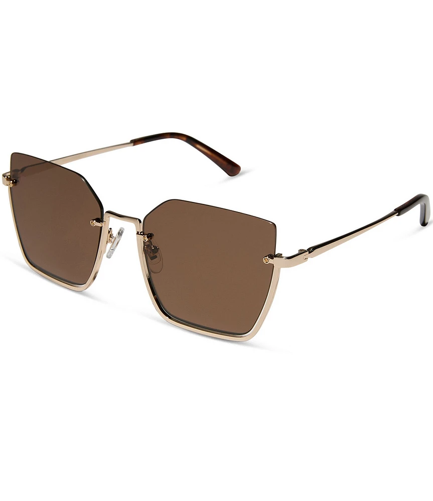 DIFF Eyewear Analise 55.5mm Cat Eye Polarized Statement Sunglasses