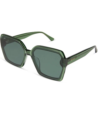 DIFF Eyewear Presley 63mm Square Sunglasses