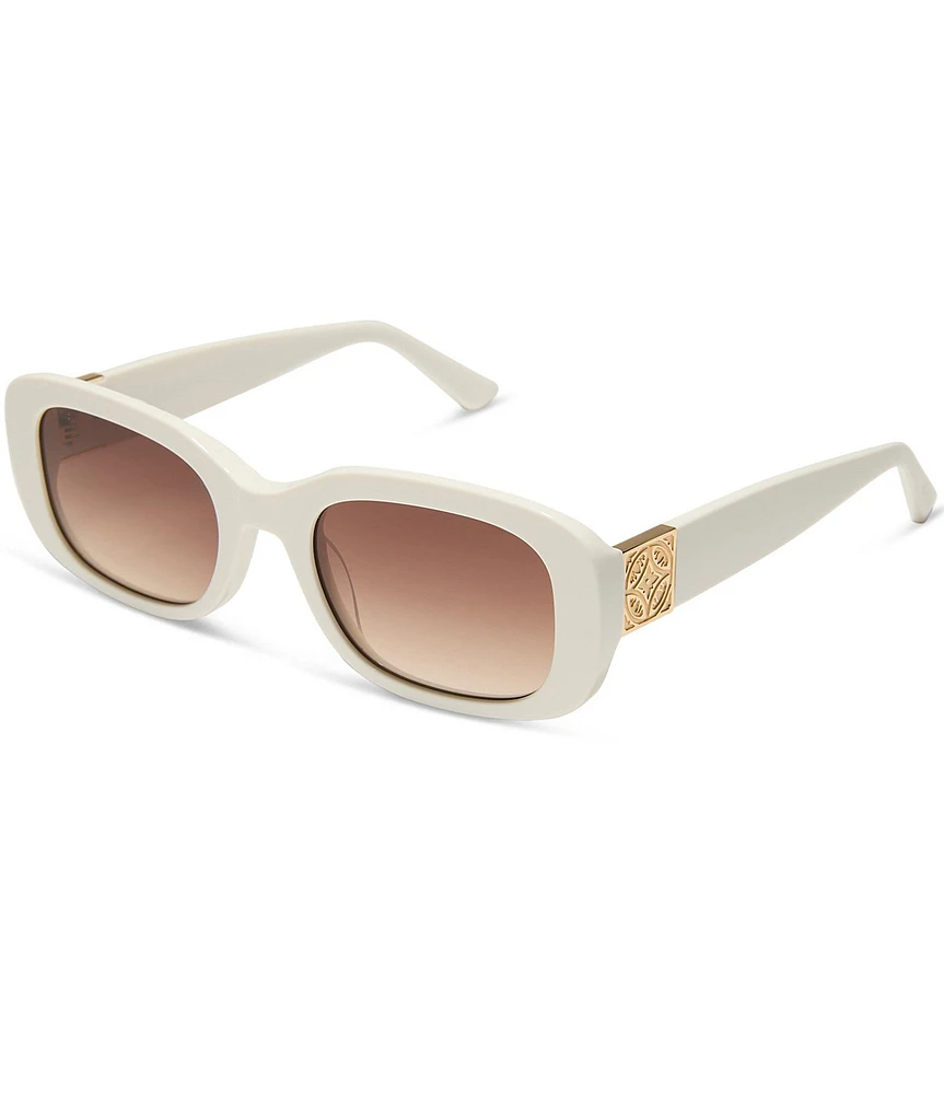 DIFF Eyewear x White Lotus Italy 53mm Rectangle Sunglasses