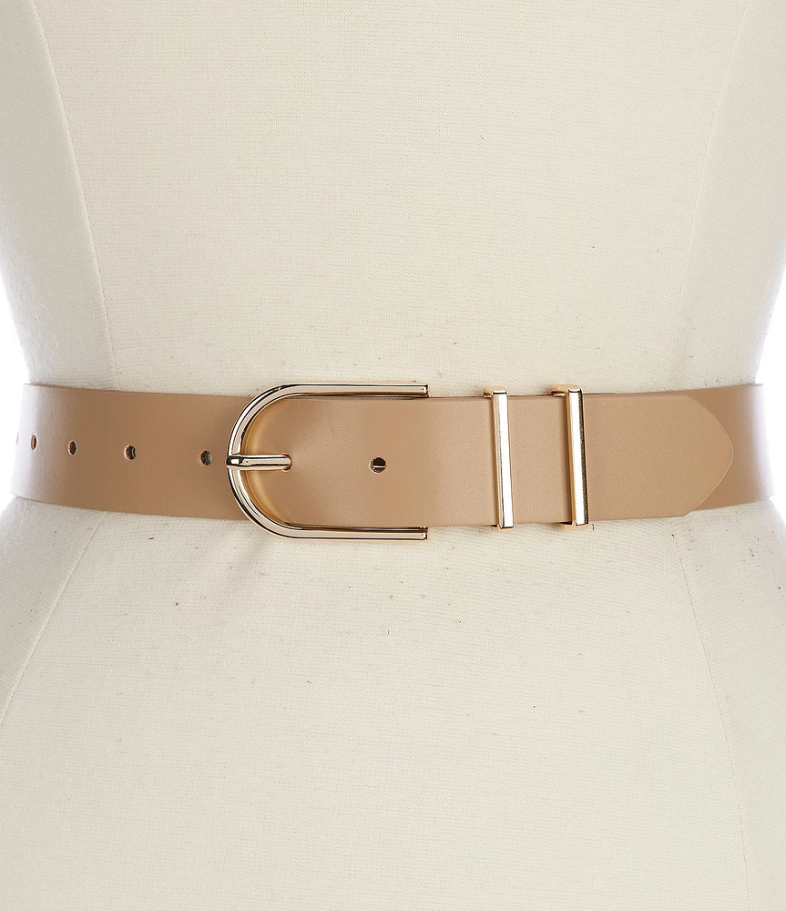 Dillard's 1.37#double; Modern Multi Loop Faux Leather Belt