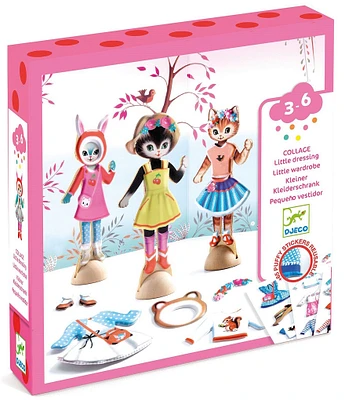 Djeco Little Wardrobe Collage Craft Kit