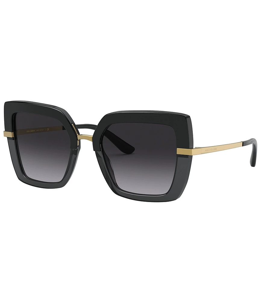 Dolce & Gabbana DG4373 52mm Square Statement Sunglasses