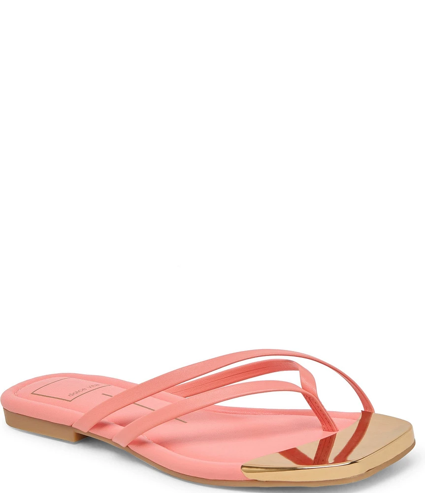 Dolce Vita Laguna Leather Slip On Sandals