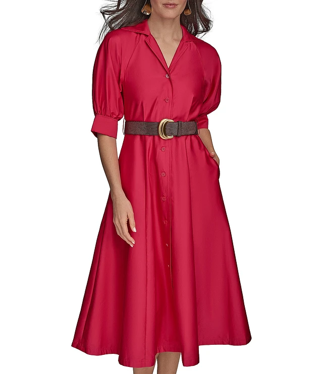 chinese dress ladies Printed Long Sleeve Scarf Sheath Dress