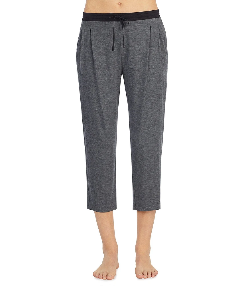 Donna Karan Sleepwear Jersey Knit Capri Sleep Pants
