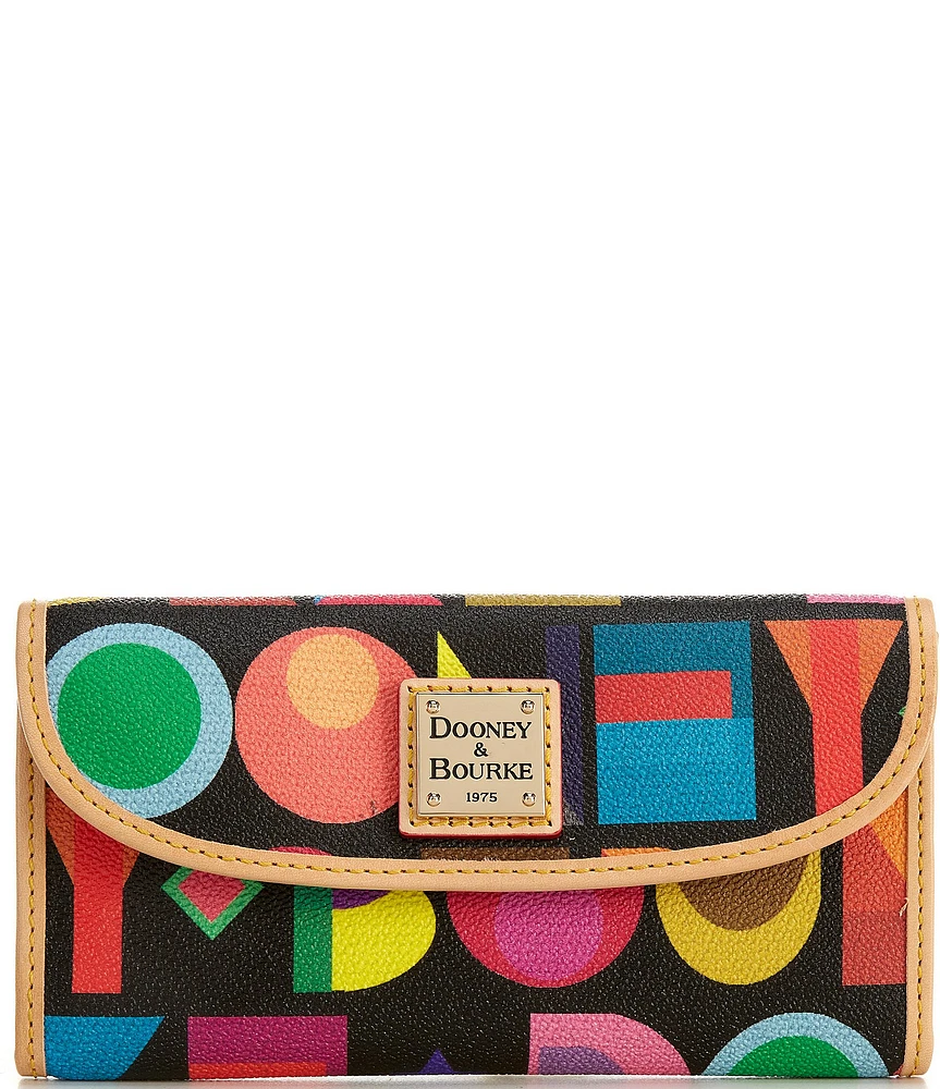 Dooney & Bourke Art Deco Continental Clutch Wallet