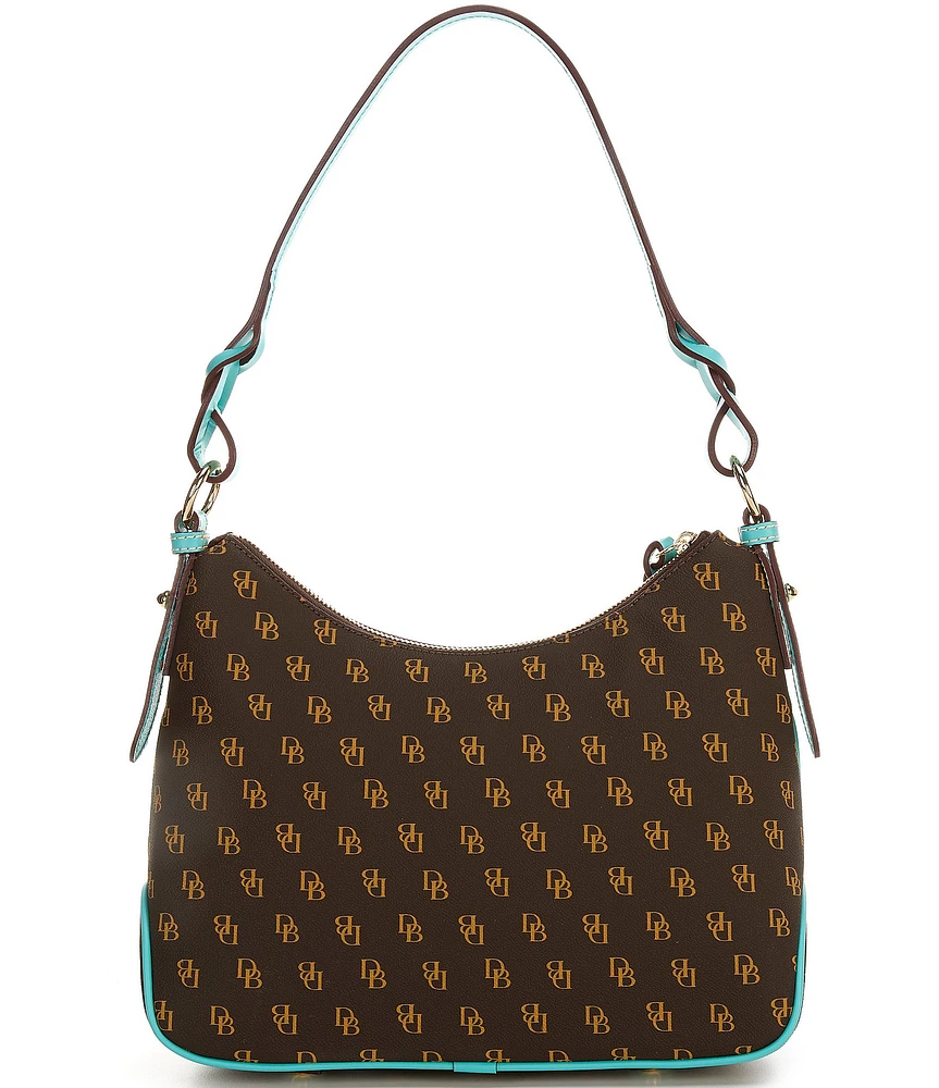 Dooney & Bourke Blakely Contrast Trim Hobo Shoulder Bag
