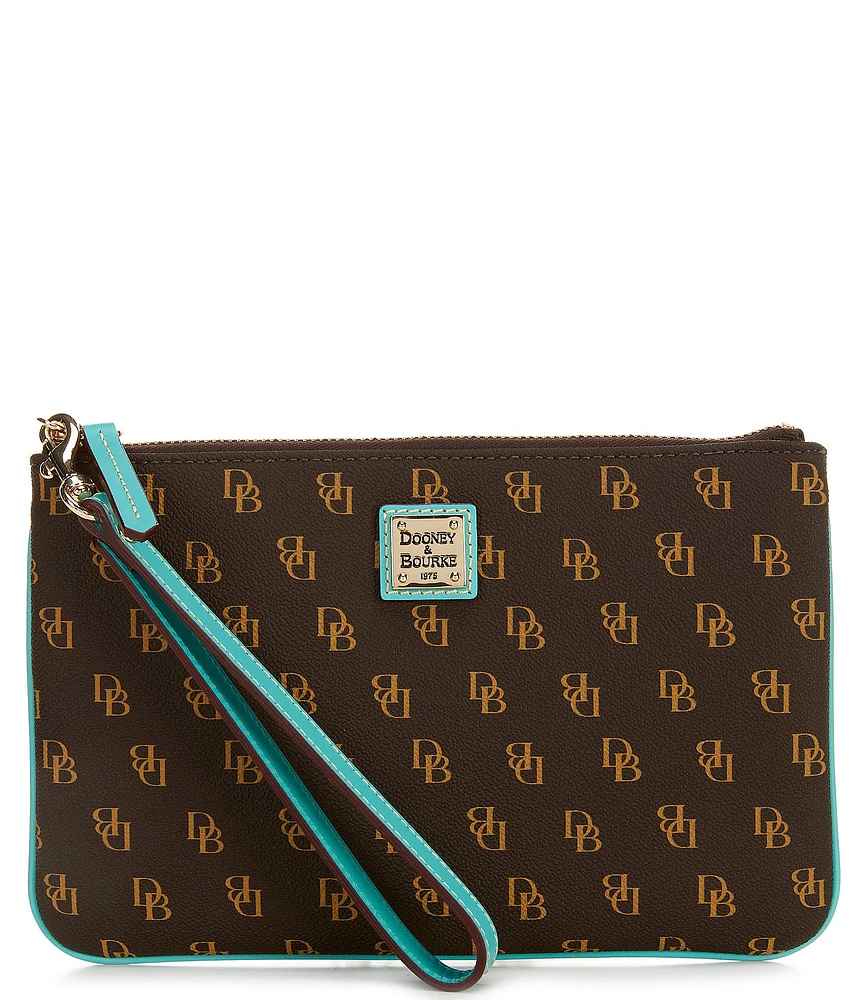 Dooney & Bourke Blakely Contrast Trim Wristlet
