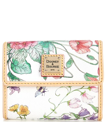Dooney & Bourke Botanical Small Flap Credit Card Wallet