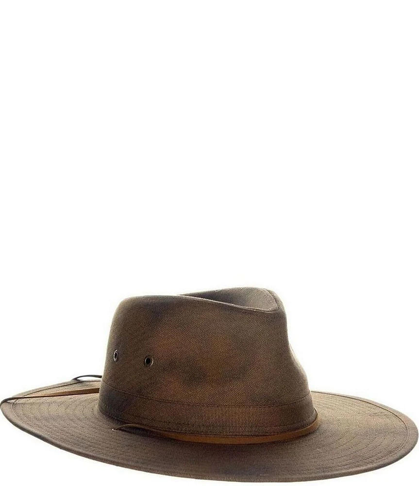 Dorfman Milano Garwood Safari 3 1/2#double; Brim Hat