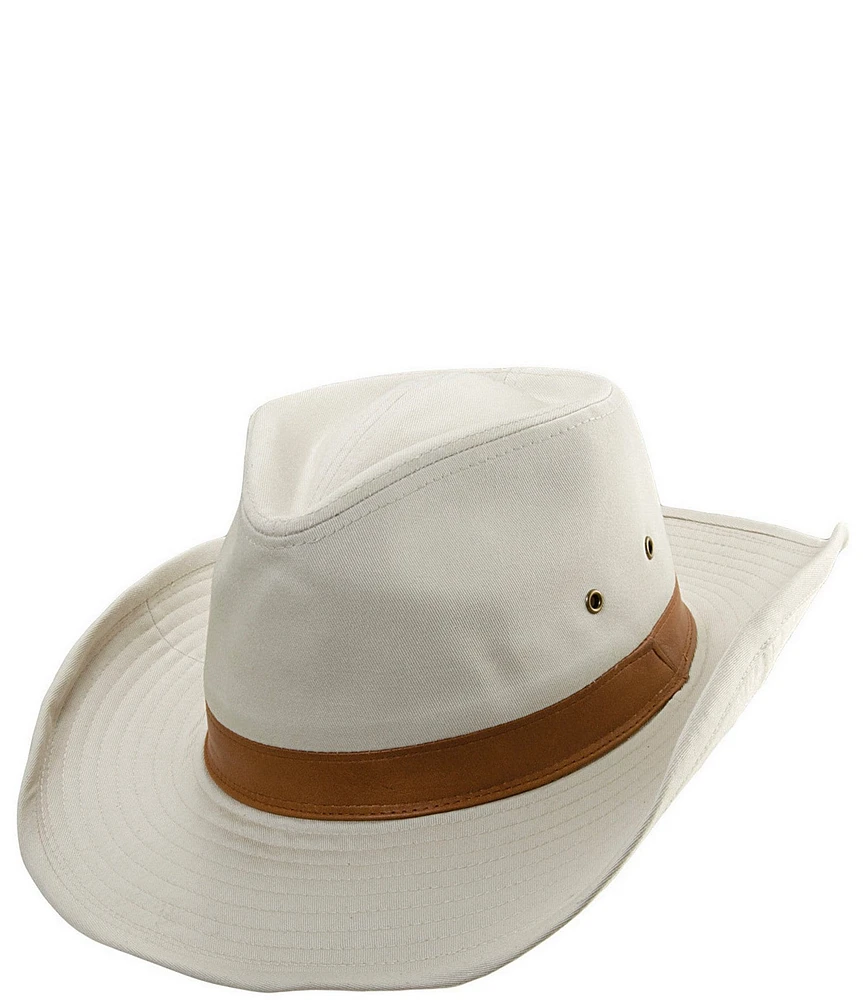 Dorfman Milano Outback Saguaro 3#double; Shapeable Brim Hat