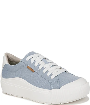 Dr. Scholl's Time Off Canvas Platform Sneakers