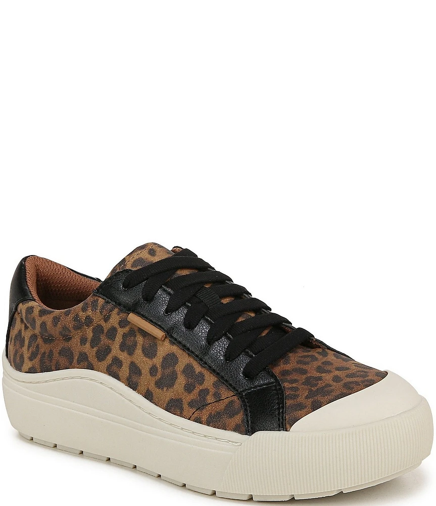 Dr. Scholl's Time Off Leopard Print Platform Sneakers