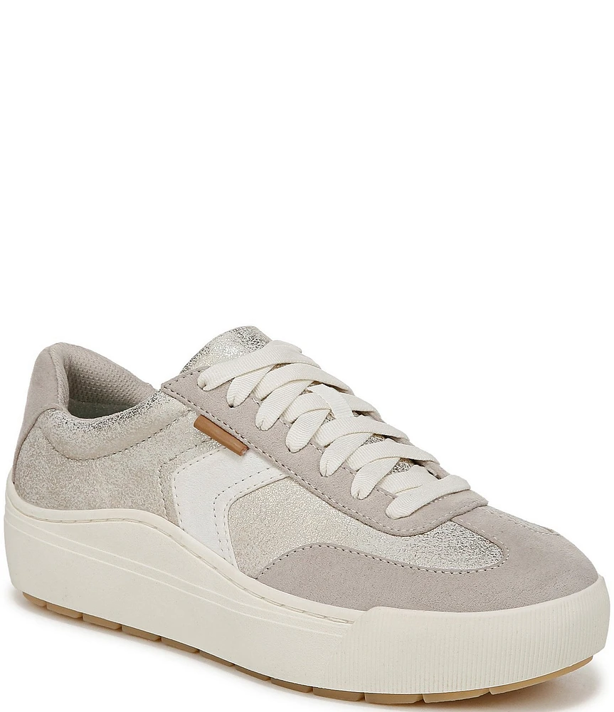Dr. Scholl's Time Off Win Metallic Platform Sneakers