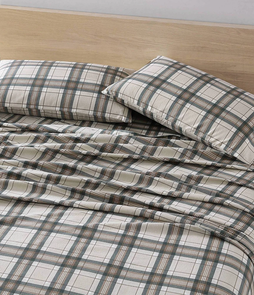 Eddie Bauer Edgewood Plaid Flannel Sheet Set