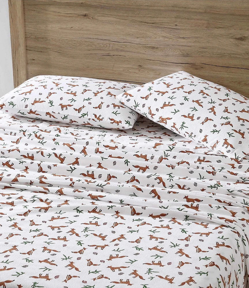 Eddie Bauer Fox Trail Flannel Cotton Sheet Set