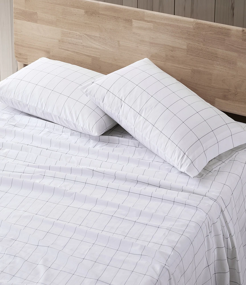 Eddie Bauer Northern Plaid Cotton Percale Sheet Set