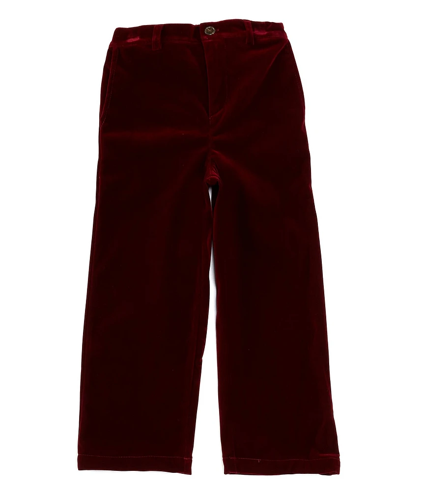 Edgehill Collection x Darby Fallon Clark Little Boys Rober Velvet Pants