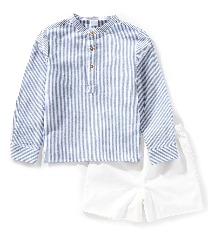 Edgehill Collection x Kristin Ellen Hockman Little Boys Anders Shorts Set