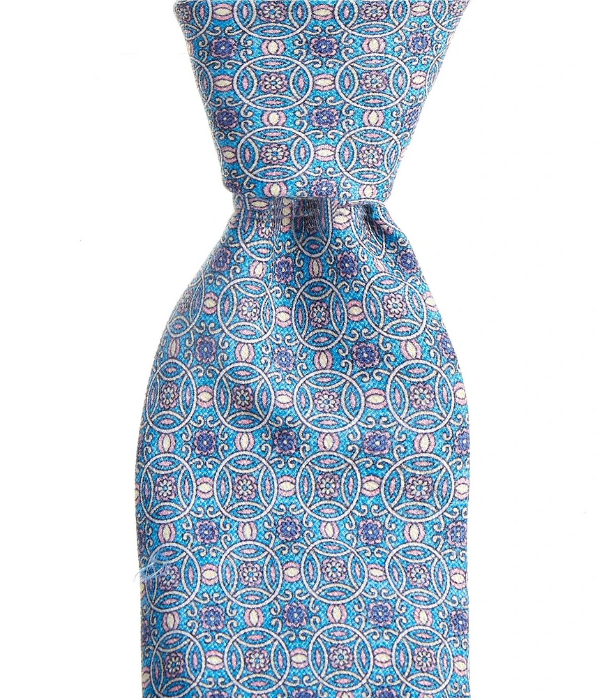 Edward Armah Connected Neat 3.3#double; Silk Tie