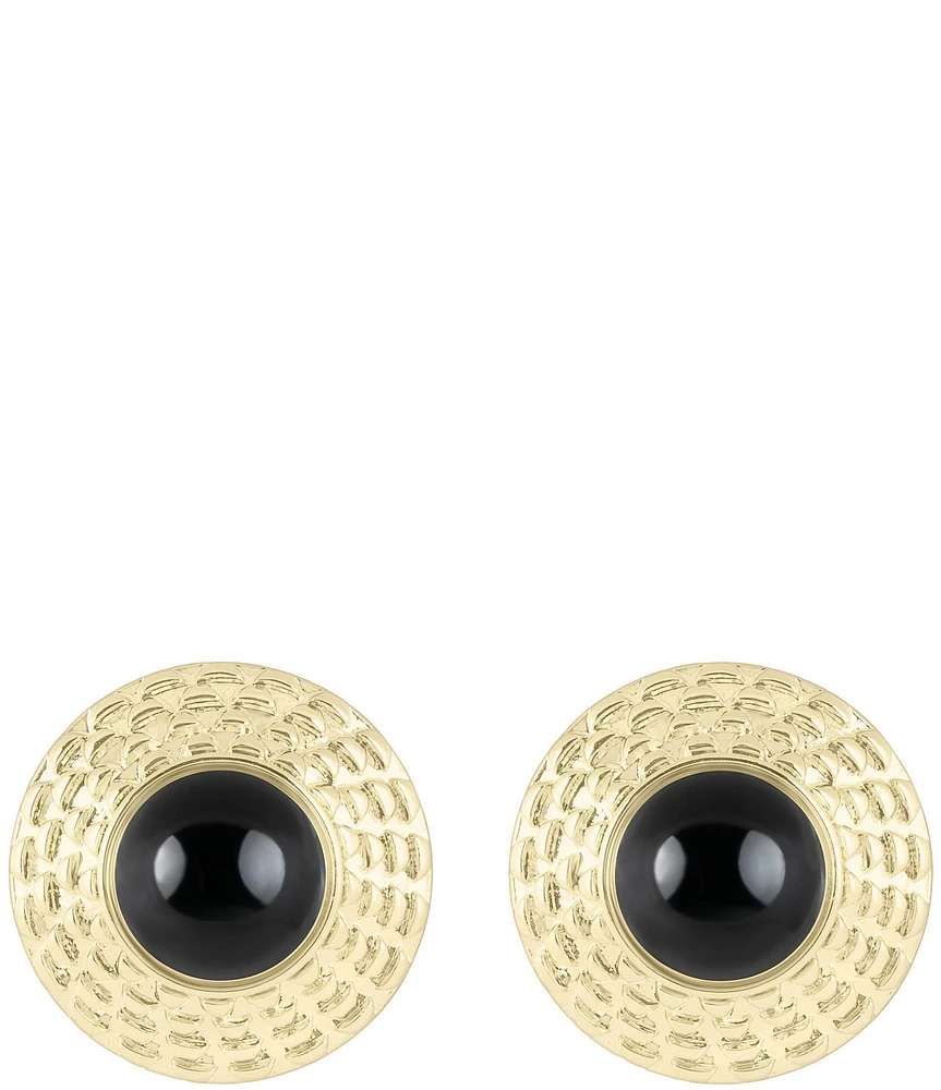 Electric Picks Button Stud Earrings