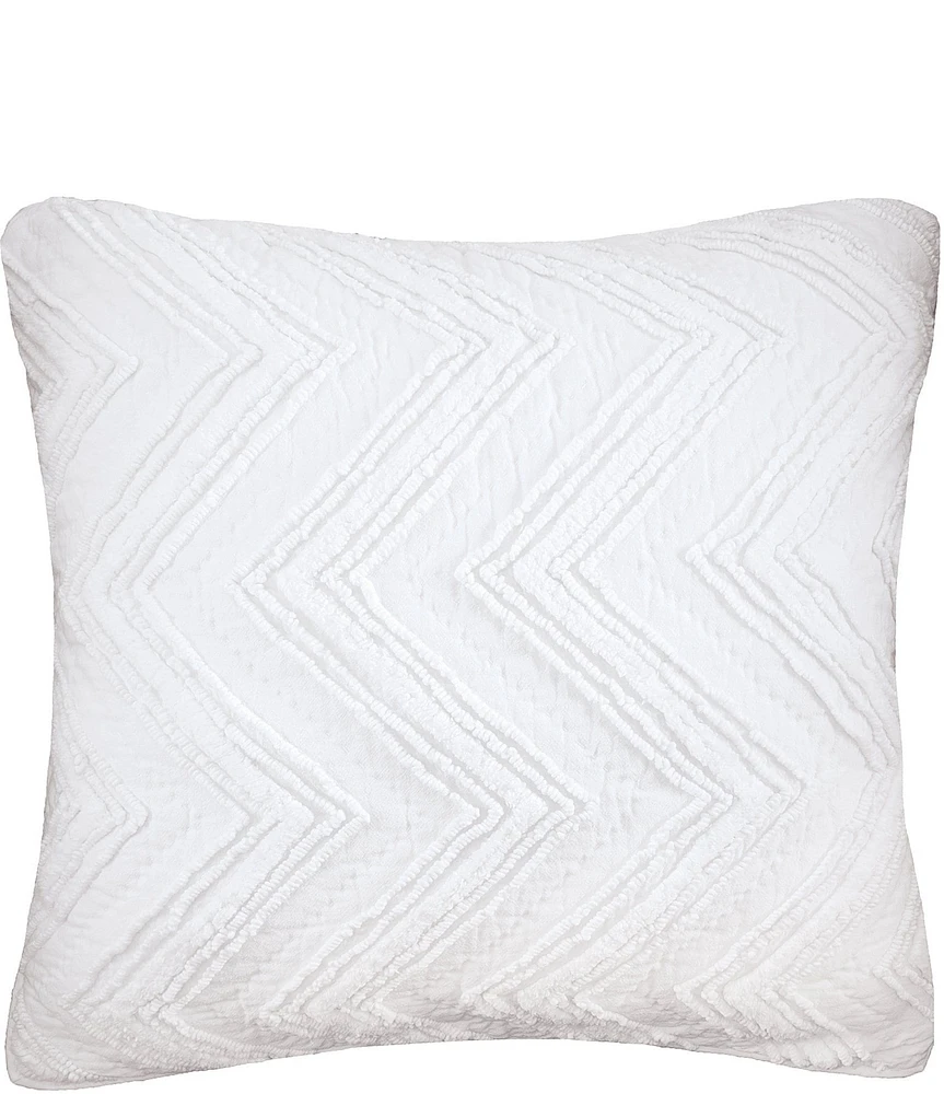 ELISABETH YORK Candlewick Raised Knot Texture Euro Sham