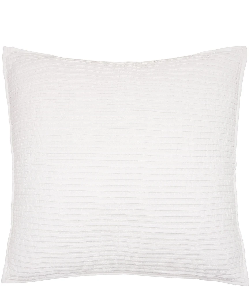 ELISABETH YORK Tess Woven Pleated Euro Sham