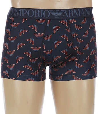 Emporio Armani Allover Printed Microfiber Trunks