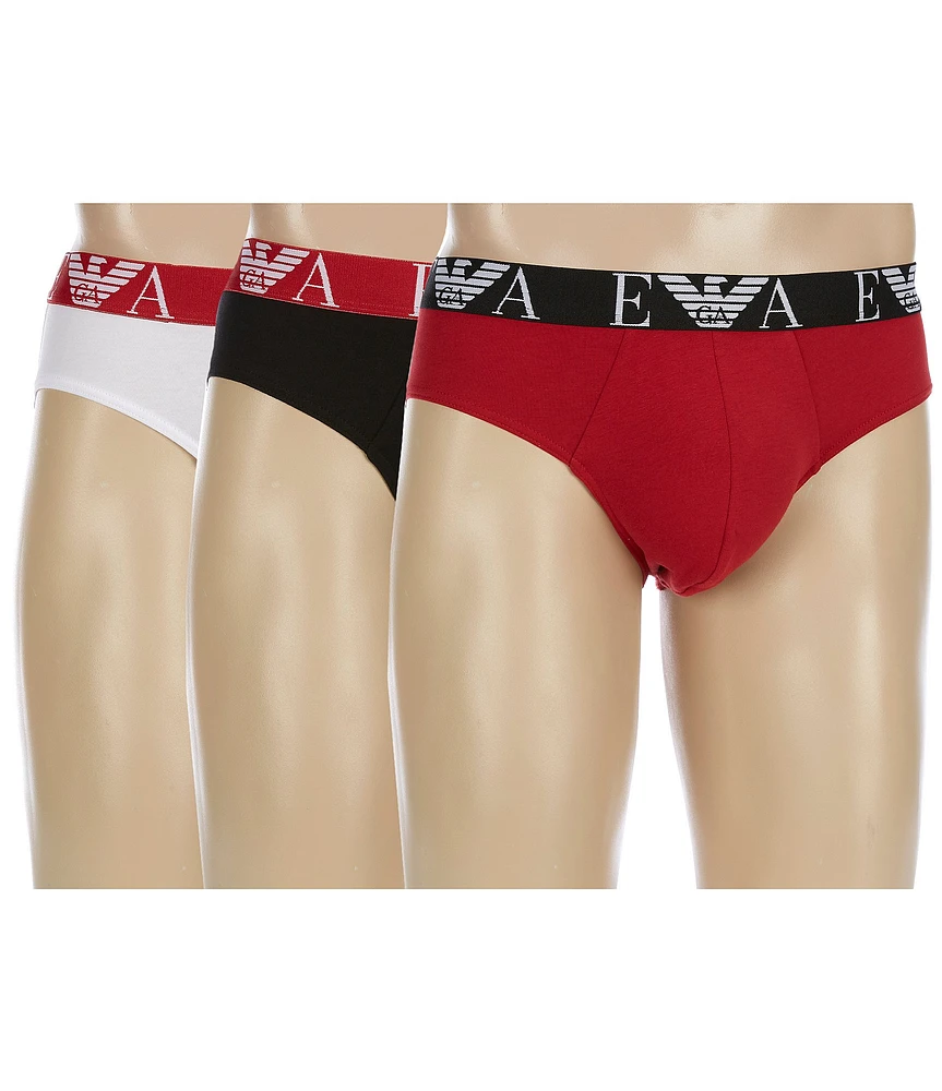 Emporio Armani Bold Monogram Jock Strap 3-Pack
