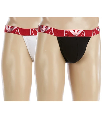 Emporio Armani Bold Monogram Jock Straps 2-Pack