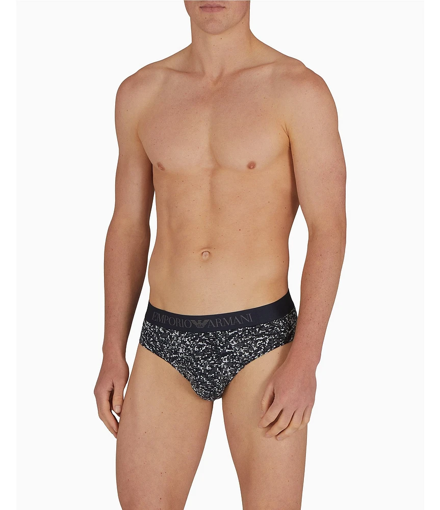 Emporio Armani Classic All Over Print Brief 2-Pack