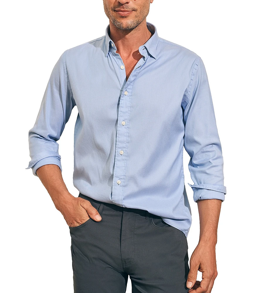 Faherty Performance Stretch Solid Movement Woven Shirt