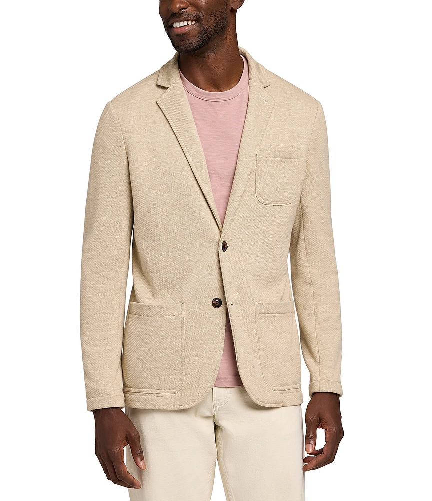 Faherty Slim Fit Unstructured Inlet Knit Stretch Blazer