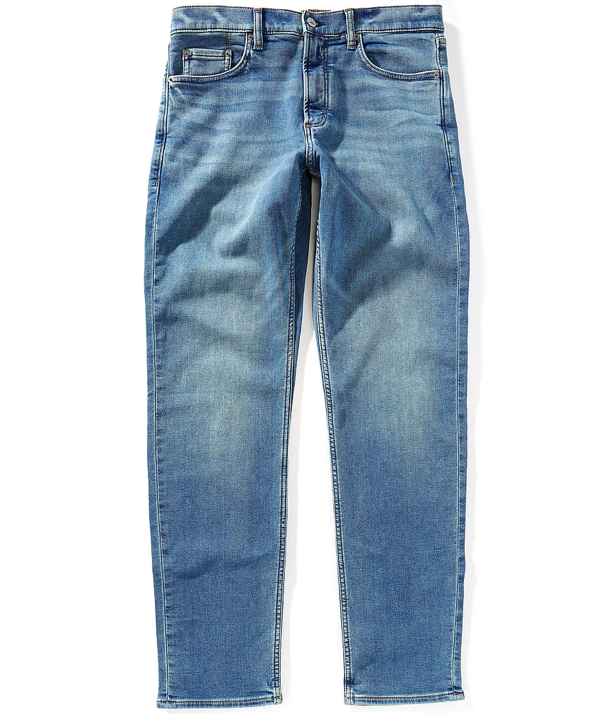 Faherty Slim Fit Stretch Terry Indigo 5-Pocket Pants