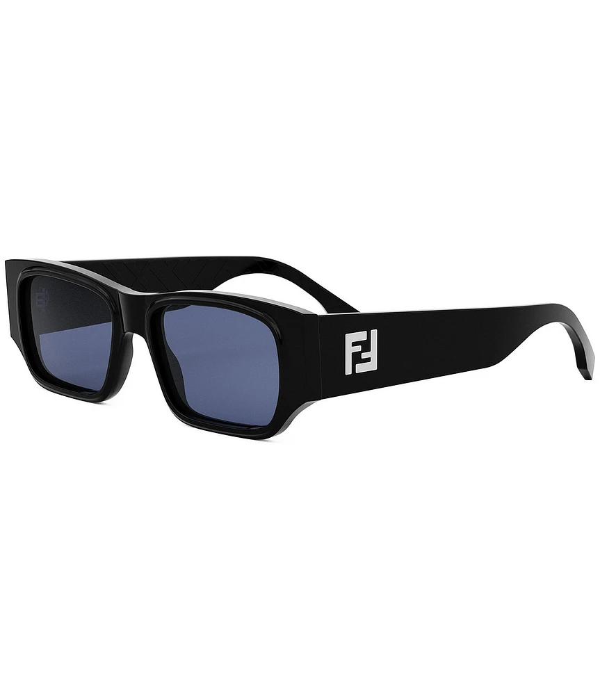 FENDI Men's FF Squared 54mm Rectangle Sunglasses