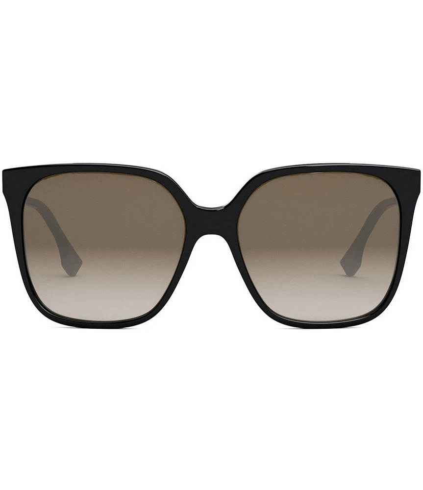 FENDI Women's Fendi Fine 59mm Geometric Square Gradient Sunglasses