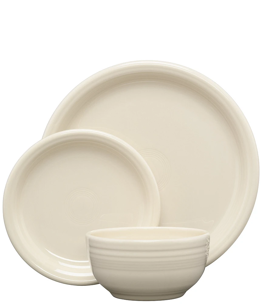 Fiesta Bistro Coupe 3-Piece Place Setting, Service For 1