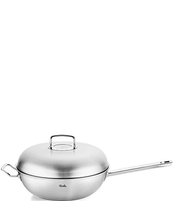 Fissler Original-Profi Collection® Stainless Steel Multi Ply Wok with Dome Lid, 12.6#double;
