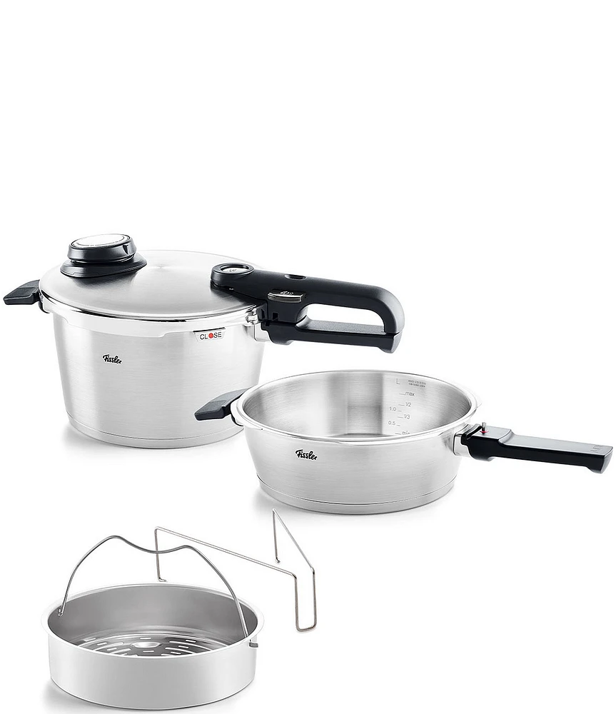 Fissler Vitavit® Premium Pressure Cooker Set, 2.7 Quart & 4.8 Quart