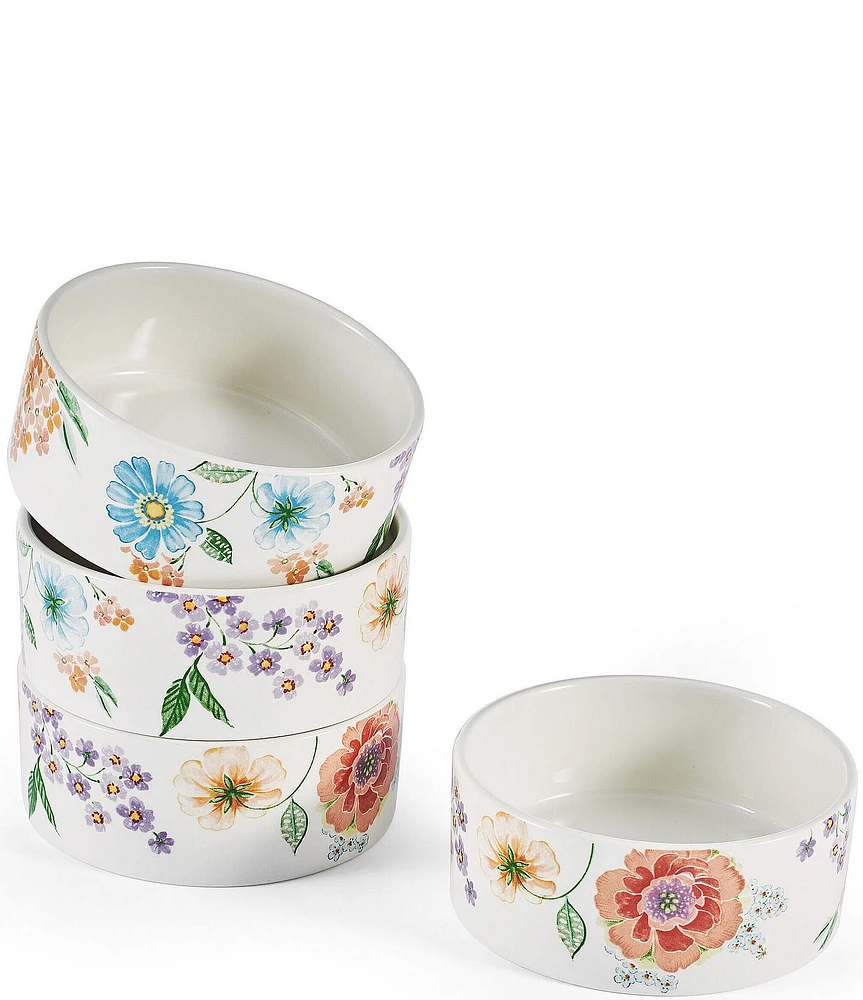 Fitz and Floyd Meadow Snack Bowls, Set of 4