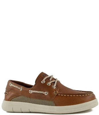 Flag LTD. Boys' Freddie Leather Lace Up Boat Shoes (Youth)
