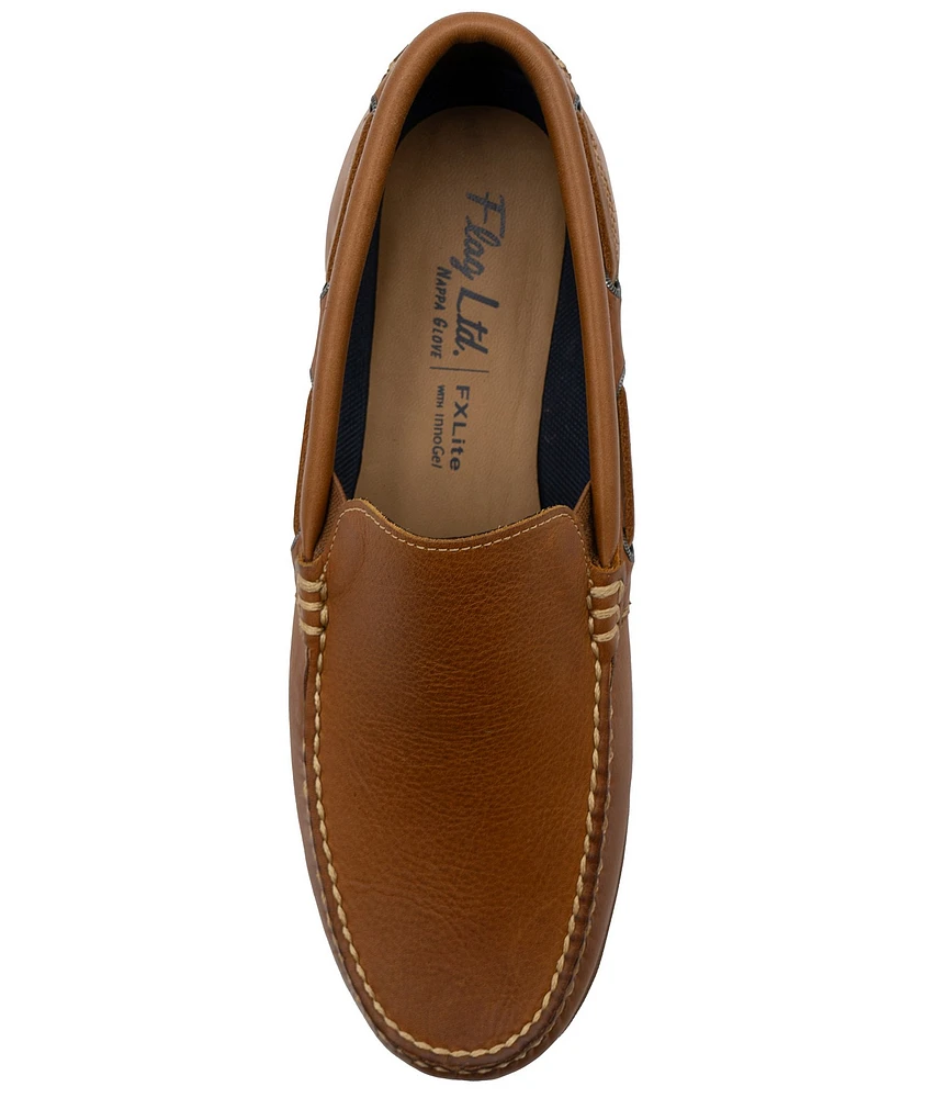 Flag LTD. Men's Delmar Waterproof Leather Venetian Slip On Loafers