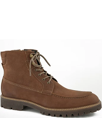 Flag LTD. Men's Marsen Moc Toe Leather Lace-Up Boots
