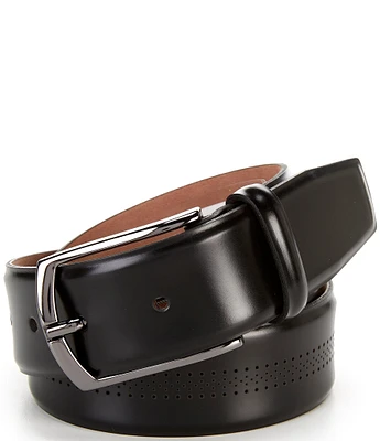 Flag LTD. Men's Noble Perforated Leather Belt
