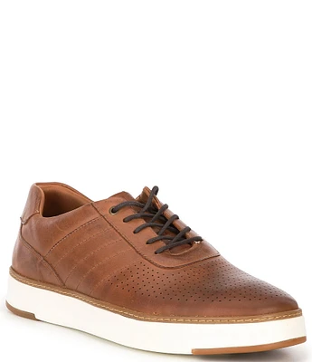 Flag LTD. Men's Stafford Perforated Leather U Throat Sneakers