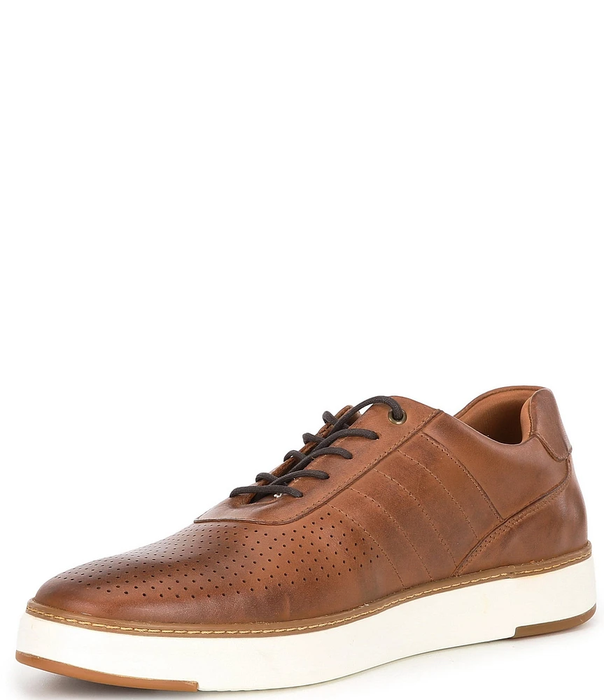 Flag LTD. Men's Stafford Perforated Leather U Throat Sneakers
