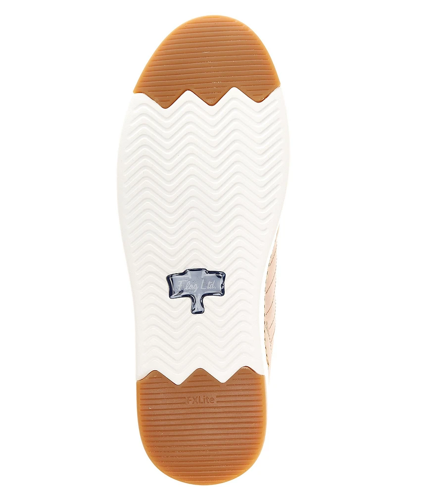 Flag LTD. Men's Stafford Perforated Leather U Throat Sneakers