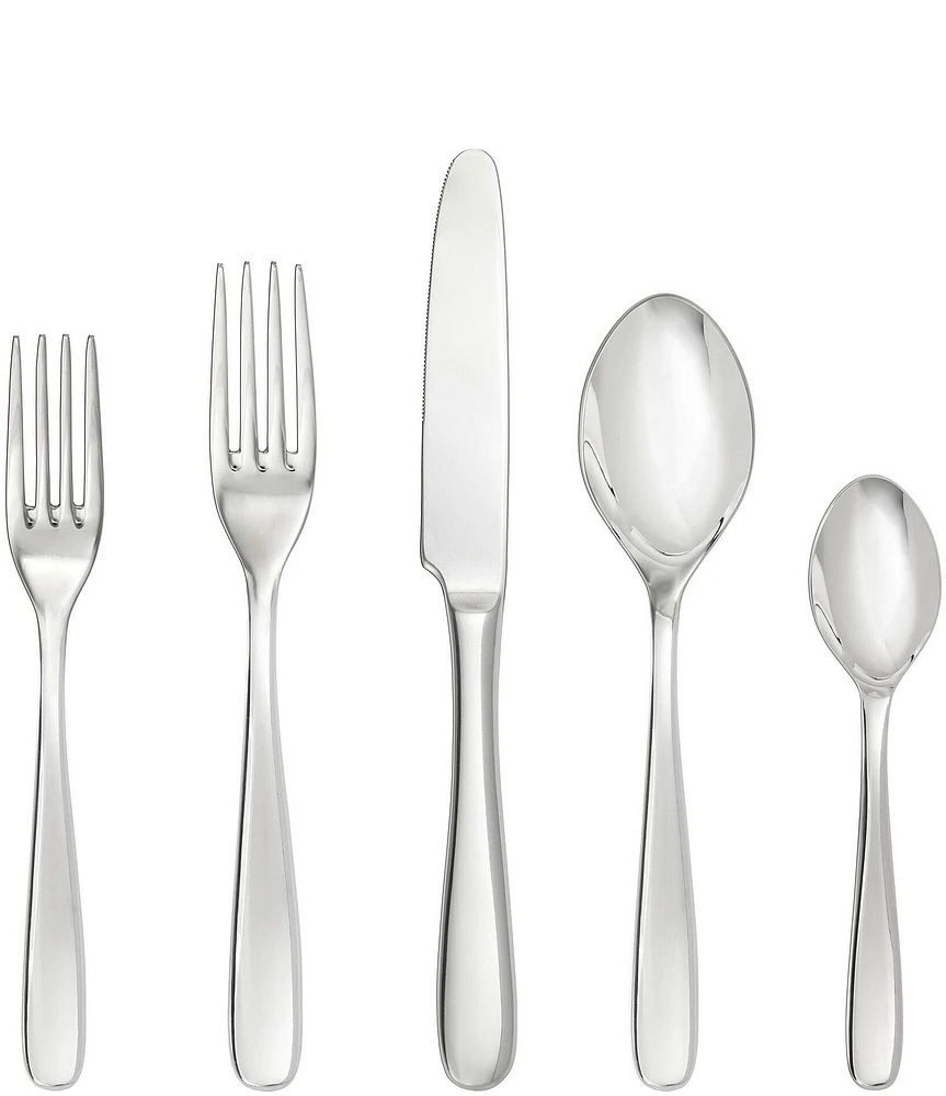 Fortessa Grand City 60-Piece Stainless Flatware Set