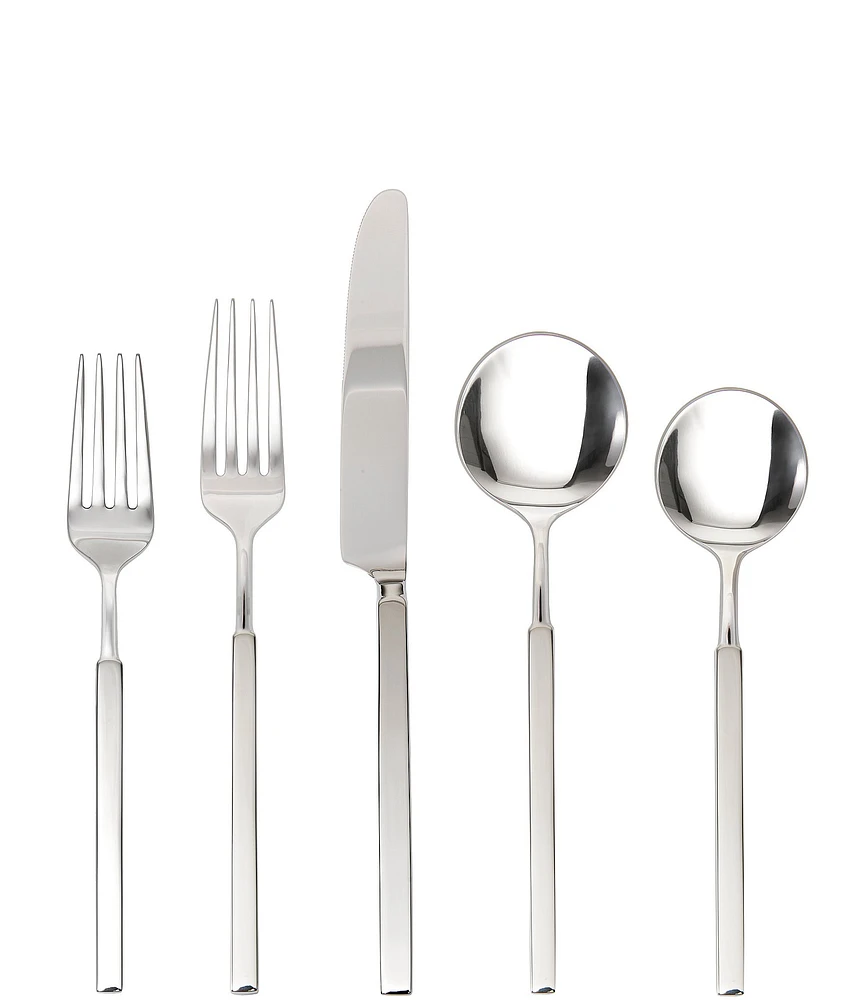 Fortessa Jaxson 5-Piece Stainless Steel Flatware Set
